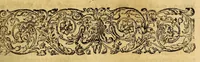 An illustration from Indiae Orientalis pars vndecima, : quâ continetur I. Duarum navigationum, quas jussu Emanuelis Portugalliae regis in Indiam Orientalem Ann. 1501. Dn. Americus Vesputius instituit, historia. II. Vera atque hactenus inaudita Angli cujusdam relatio, qui nave quadam, cui Ascenionis nomen, in extremam Indiae Orientalis oram Cambajam vectus, ac naufragium ibidem passus, postea quàm plurimas nobis incognitas regiones, amplissimasq[ue] urbes peragravit, ińque iis multa lectu auditúque jucunda observavit. III. Descriptio regionis Spitzbergae additâ simul relatione in juriarum, quas Ann. 1613. alii piscatores ab Anglis perpessi sunt: & protestatione contra Anglos, qui sibi folis omne jus in istam regionem vendicarunt. Nunc primum Latio donata, atq[ue] elegantissimè in aes incisis imaginibus illustratae. (1619)