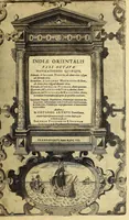 An illustration from Indiae Orientalis pars octaua: Navigationes quinque, : primam, à Iacobo Neccio, ab anno 1600. vsque ad annum 1603. Secundam, à Iohanne Hermanno de Bree, ab anno 1602. vsq[ue], ad annum 1604. Tertiam, à Cornelio Nicolai, annis quatuor. Quartam, à Cornelio de Vena, duobus annis. Quintam, sub Stephano de Hagen tribus annis, in Indiam Orientalem susceptas & peractas continens. Locorum, regnum, populorum, rituuḿque variorum descriptione, victoriarum item à Lusitanis reportatarum, & Araboinae, Tidoriśque expugnationis commemoratione addita. (1607)