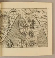 An illustration from Indiae Orientalis pars IX. Historicam descriptionem nauigationis ab Hollandis & Selandis in Indiam Orientalem, sub imperio Petri-Guilielmi Verhuffii, cum nouem maiorem & quatuor minorum navium classe, annis 1607. 1608. & 1609. susceptae & peractae, &c. continens: : addita omnium, quae hoc tempore eis obtigerunt, annotatione; (1612)