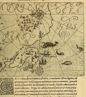 An illustration from Indiae Orientalis pars IX. Historicam descriptionem nauigationis ab Hollandis & Selandis in Indiam Orientalem, sub imperio Petri-Guilielmi Verhuffii, cum nouem maiorem & quatuor minorum navium classe, annis 1607. 1608. & 1609. susceptae & peractae, &c. continens: : addita omnium, quae hoc tempore eis obtigerunt, annotatione; (1612)