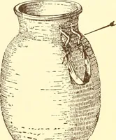 An illustration from Indian basketry, and How to make Indian and other baskets (1903)