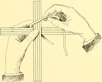 An illustration from Indian basketry, and How to make Indian and other baskets (1903)