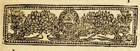 An illustration from Indiculus vniuersalis, rerum ferè omnium, quae in mundo sunt, scientiarum item, artiúmque nomina, aptè, breuitérque colligens. : L'vniuers en abregé, où sont contenus en diuerses listes, presque tous les noms des ouurages de la nature, de toutes les sciences, & de tous les arts, auec leurs principaux termes. (1667)
