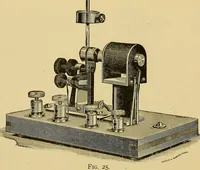 An illustration from Induction coils : how to make, use, and repair them including Ruhmkorff, Tesla, and medical coils, Roentgen radiography, wireless telegraphy, and practical information on primary and secondary battery (1901)
