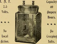 An illustration from Induction coils : how to make, use, and repair them including Ruhmkorff, Tesla, and medical coils, Roentgen radiography, wireless telegraphy, and practical information on primary and secondary battery (1901)