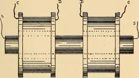 An illustration from Induction coils : how to make, use, and repair them including Ruhmkorff, Tesla, and medical coils, Roentgen radiography, wireless telegraphy, and practical information on primary and secondary battery (1901)