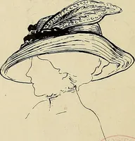 An illustration from Industrial drawing for girls : design principles applied to dress (1912)