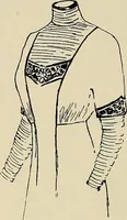 An illustration from Industrial drawing for girls : design principles applied to dress (1912)