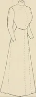 An illustration from Industrial drawing for girls : design principles applied to dress (1912)