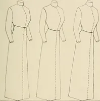 An illustration from Industrial drawing for girls : design principles applied to dress (1912)