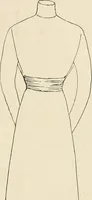 An illustration from Industrial drawing for girls : design principles applied to dress (1912)
