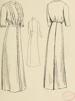 An illustration from Industrial drawing for girls : design principles applied to dress (1912)