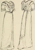An illustration from Industrial drawing for girls : design principles applied to dress (1912)