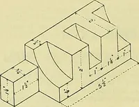 An illustration from Industrial drawing and geometry; an introduction to various branches of technical drawing (1911)