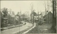 An illustration from Industrial housing; with a discussion of accompanying activities; such as town planning - street systems - development of utility services - and related engineering and construction features (1920)