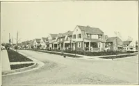 An illustration from Industrial housing; with a discussion of accompanying activities; such as town planning - street systems - development of utility services - and related engineering and construction features (1920)