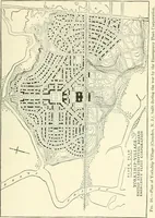 An illustration from Industrial housing; with a discussion of accompanying activities; such as town planning - street systems - development of utility services - and related engineering and construction features (1920)