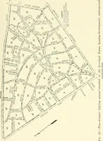 An illustration from Industrial housing; with a discussion of accompanying activities; such as town planning - street systems - development of utility services - and related engineering and construction features (1920)