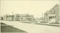 An illustration from Industrial housing; with a discussion of accompanying activities; such as town planning - street systems - development of utility services - and related engineering and construction features (1920)