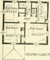 An illustration from Industrial housing; with a discussion of accompanying activities; such as town planning - street systems - development of utility services - and related engineering and construction features (1920)