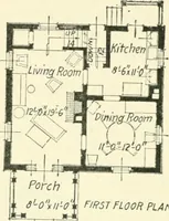 An illustration from Industrial housing; with a discussion of accompanying activities; such as town planning - street systems - development of utility services - and related engineering and construction features (1920)