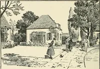 An illustration from Industrial housing; with a discussion of accompanying activities; such as town planning - street systems - development of utility services - and related engineering and construction features (1920)