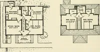 An illustration from Industrial housing; with a discussion of accompanying activities; such as town planning - street systems - development of utility services - and related engineering and construction features (1920)