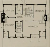 Picture 13 of 88 from Inexpensive homes of individuality : being a collection of photographs and floor plans illustrating certain of America's best country and suburban homes of moderate size (1911), leaf 23