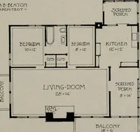Picture 15 of 88 from Inexpensive homes of individuality : being a collection of photographs and floor plans illustrating certain of America's best country and suburban homes of moderate size (1911), leaf 24