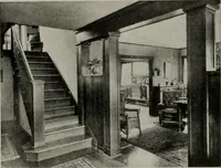 An illustration from Inexpensive homes of individuality : being a collection of photographs and floor plans illustrating certain of America's best country and suburban homes of moderate size (1911)