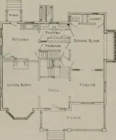 An illustration from Inexpensive homes of individuality : being a collection of photographs and floor plans illustrating certain of America's best country and suburban homes of moderate size (1911)