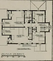 Picture 32 of 88 from Inexpensive homes of individuality : being a collection of photographs and floor plans illustrating certain of America's best country and suburban homes of moderate size (1911), leaf 34