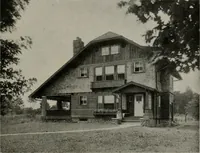 An illustration from Inexpensive homes of individuality : being a collection of photographs and floor plans illustrating certain of America's best country and suburban homes of moderate size (1911)