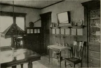 An illustration from Inexpensive homes of individuality : being a collection of photographs and floor plans illustrating certain of America's best country and suburban homes of moderate size (1911)