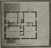 Picture 66 of 88 from Inexpensive homes of individuality : being a collection of photographs and floor plans illustrating certain of America's best country and suburban homes of moderate size (1911), leaf 54