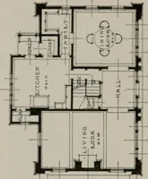 An illustration from Inexpensive homes of individuality : being a collection of photographs and floor plans illustrating certain of America's best country and suburban homes of moderate size (1911)