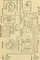 Picture 271 of 322 from Information; elementary electricity, motor car electric systems, the gas engine from an ignition point of view, driving the car (1920), leaf 350