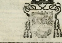 An illustration from In funere illustr.mi ac reuer.mi dd. Caroli Bouii episcopi sarsinatensis oratio (1646)