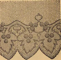 An illustration from Ingalls' hand-book of darned lace patterns .. (1885)