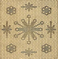 An illustration from Ingalls' hand-book of darned lace patterns .. (1885)