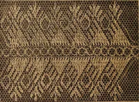 An illustration from Ingalls' hand-book of darned lace patterns .. (1885)