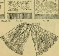 An illustration from Ingalls' illustrated catalogue and special wholesale price list of stamped goods, stamping outfits, fancy work materials, Briggs' transfer patterns, fancy work books and art novelties (1887)