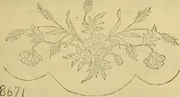 An illustration from Ingalls' illustrated catalogue and special wholesale price list of stamped goods, stamping outfits, fancy work materials, Briggs' transfer patterns, fancy work books and art novelties (1887)