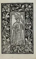 An illustration from In isto opusculo dicit' quomodo Romulus [&] Remus nati sunt [&] educati... De indulgentijs omnium ecclesiarum [&] reliquijs que Rome existunt. De staionibus in eisde₅ per circulum anni [&]c