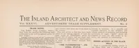 An illustration from The Inland architect and news record (1887)