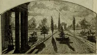 An illustration from Inleyding tot de hooge schoole der schilderkonst: anders de zichtbaere werelt. : verdeelt in negen leerwinkels, yder bestiert door eene der zanggodinnen. Ten hoogsten noodzakelijk, tot onderwijs, voor alle die deeze edele, vrye, en hooge konst oeffenen, of met yver zoeken te leeren, of anders eenigzins beminnen. (1678)