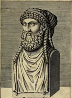 An illustration from Inlvstrivm viror vt extant in vrbe expressi vvltvs (1569)