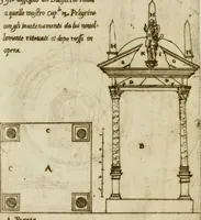 An illustration from Dispareri in materia d'architettvra, et perspettiva : con pareri di eccellenti, et famosi architetti, che li risoluono (1572)