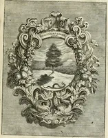 An illustration from Innocentia vindicata : in qua gravissimis argumentis ex S. Thoma petitis ostenditur, angelicum doctorem pro Immaculato Conceptu Deiparae sensisse & scripsisse ... (1695)