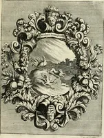 An illustration from Innocentia vindicata : in qua gravissimis argumentis ex S. Thoma petitis ostenditur, angelicum doctorem pro Immaculato Conceptu Deiparae sensisse & scripsisse ... (1695)